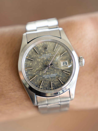 Rolex Date 1500 w/"Tropical Gecko" Dial