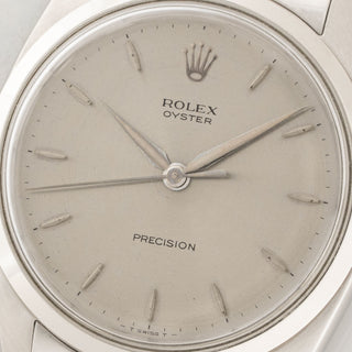 Rolex Oyster Precision 6424 w/Non-Luminous Silver Dial