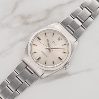 1974 Rolex Oyster Precision reference 6426 with silver sunburst dial on a folded-link Oyster bracelet at Collectors Corner NY
