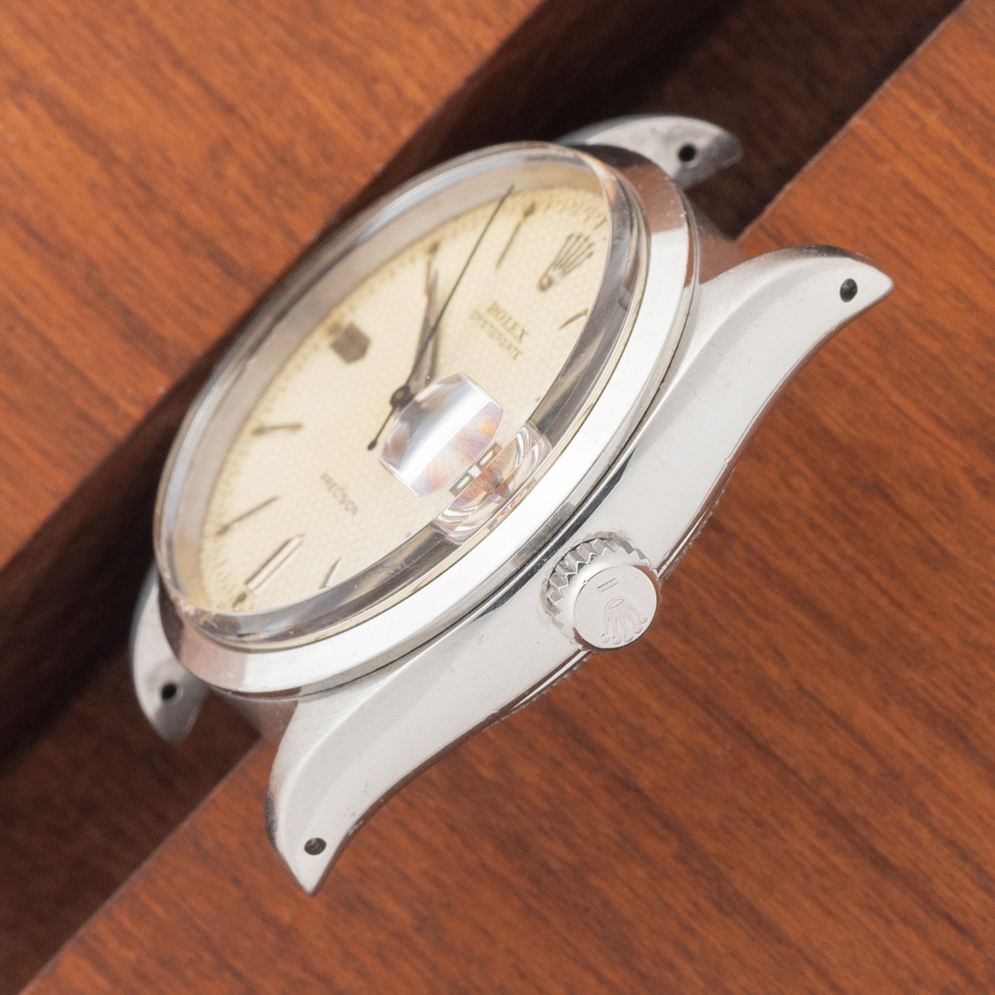 Rolex Oysterdate 6294 w/"Honeycomb" Dial & Roulette Date