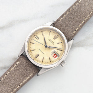 Rolex Oysterdate 6294 w/"Honeycomb" Dial & Roulette Date