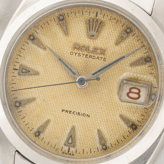 Rolex Oysterdate Precision 6494 w/Waffle Dial