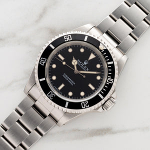 Rolex Submariner 14060 "Two Line" w/Stickered Caseback
