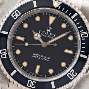 Rolex Submariner 14060 "Two Line" w/Striking Patina
