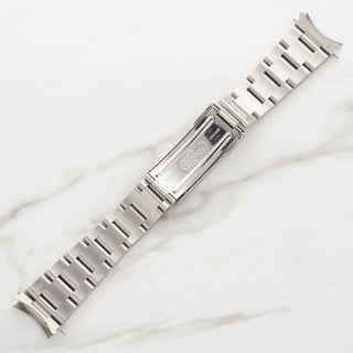 Inside view of the authentic Rolex folding Oysterlock clasp with diver extension for Submariner 14060M