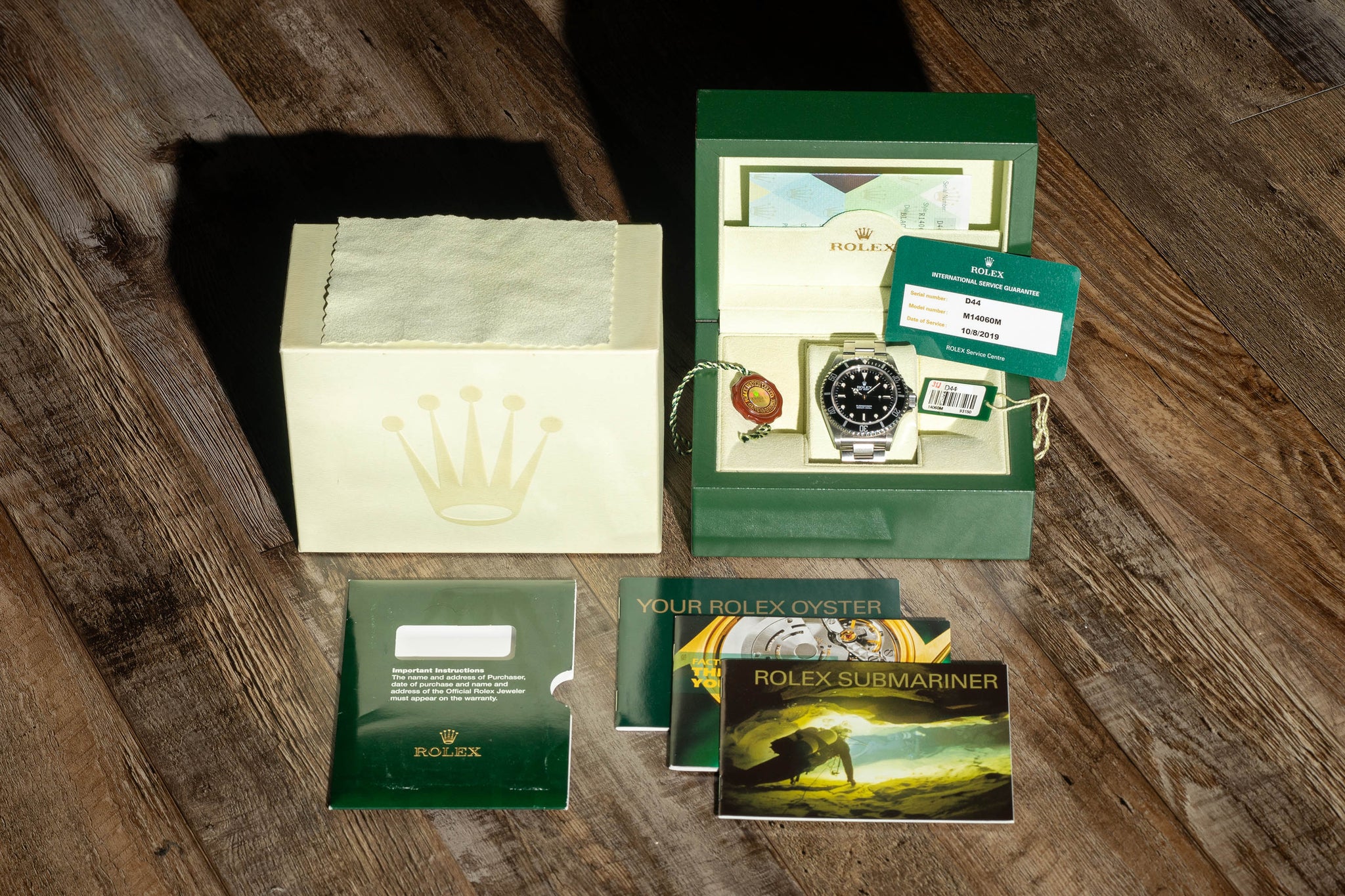 Rolex Submariner 14060M Two Line Full Collector Set Collectors Corner NY