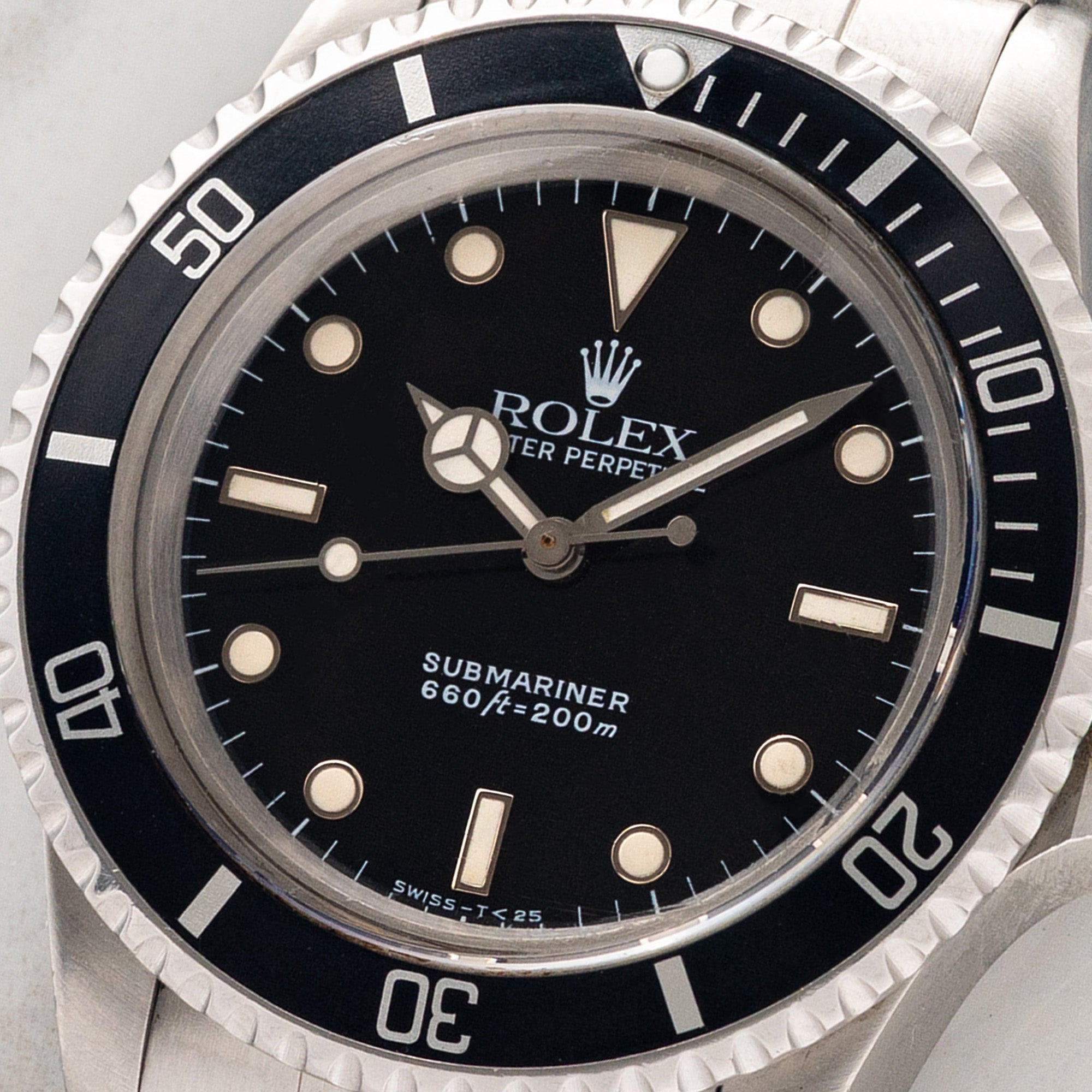 Rolex Submariner 5513 "No Date WGS"