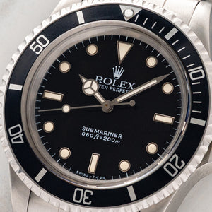 Rolex Submariner 5513 "No Date WGS"