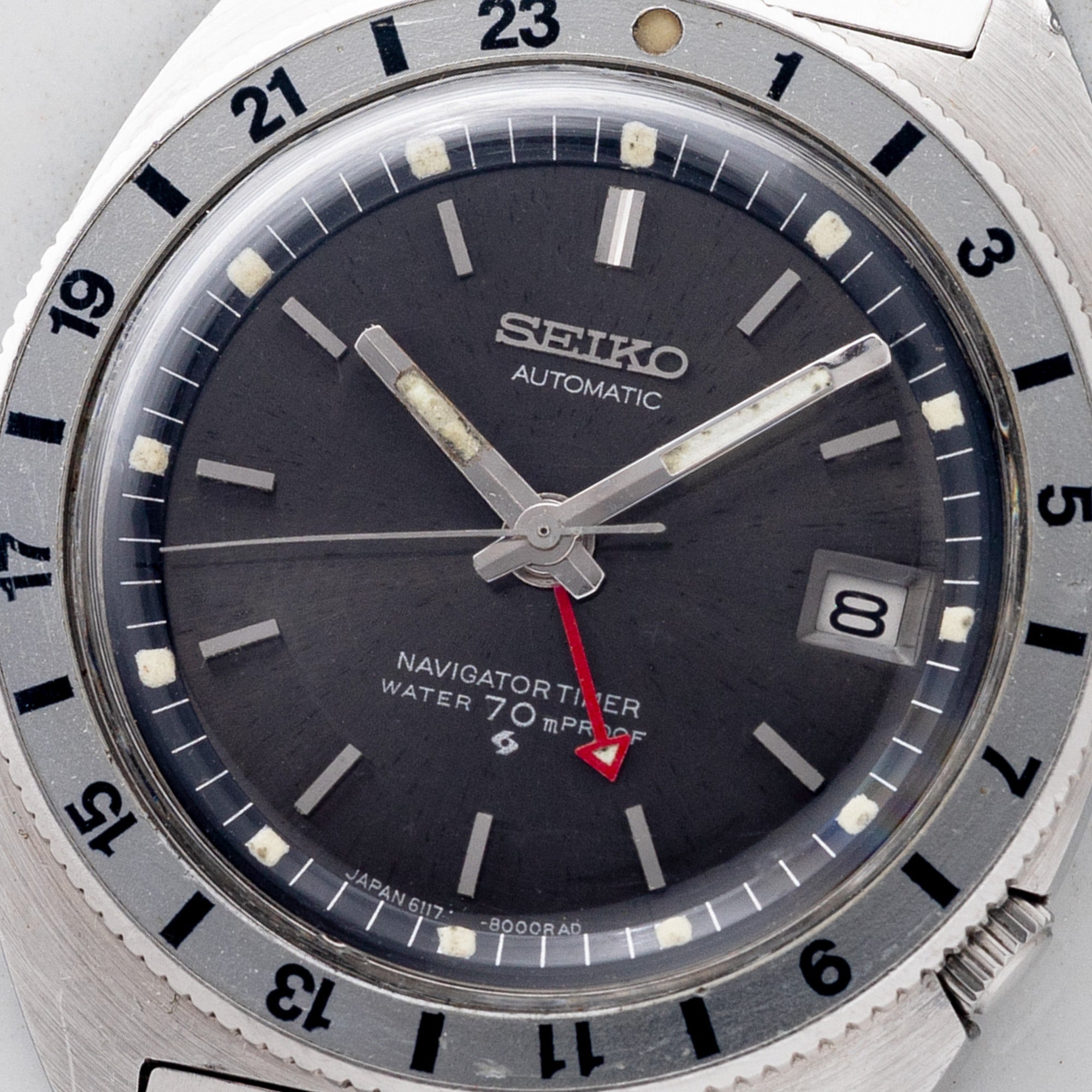 Seiko 6117-8000 Navigator Timer GMT - *Unpolished* – Collectors