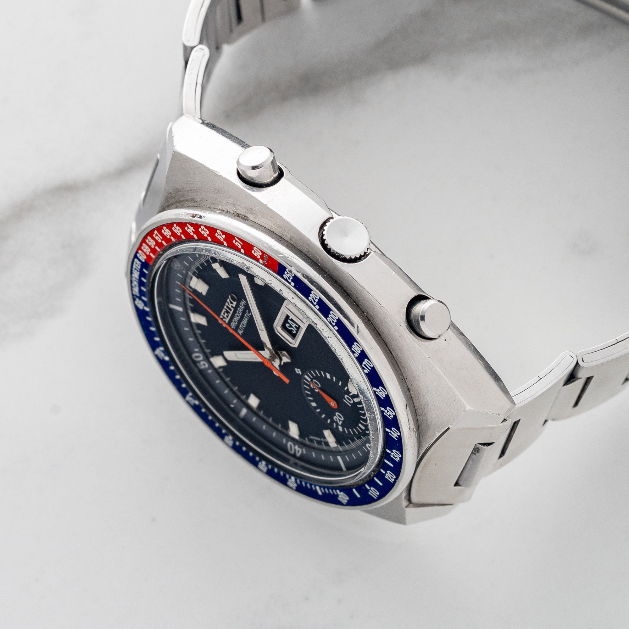 Seiko 6139-6002 "Blue Pogue" Chronograph