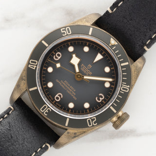 tudor black bay bronze 79250BA slate grey full set vintage watches collectors corner ny | Collectors Corner NY