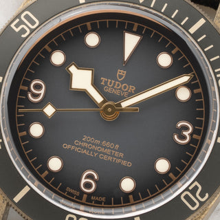 tudor black bay bronze 79250BA slate grey full set vintage watches collectors corner ny | Collectors Corner NY