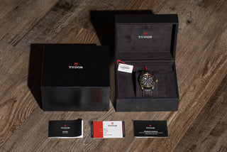 tudor black bay bronze 79250BA slate grey full set vintage watches collectors corner ny | Collectors Corner NY