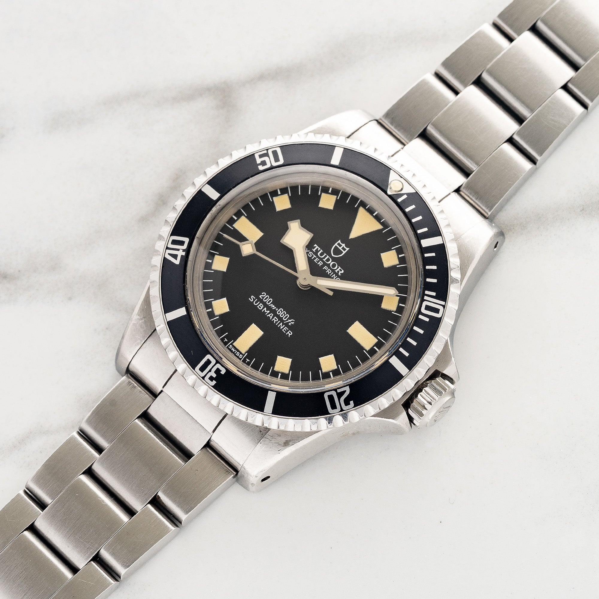 TUDORヴィンテージカスタムRef.9401/0スノーフレーク イカサブベース Tudor Submariner 9401/0 