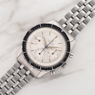 Mid-1960s Universal Genève Compax chronograph reference 22703 on an authentic Gay Frères bracelet at Collectors Corner NY
