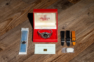 Universal Genève Polerouter Date 869111/01 - Full Set/*Unpolished*