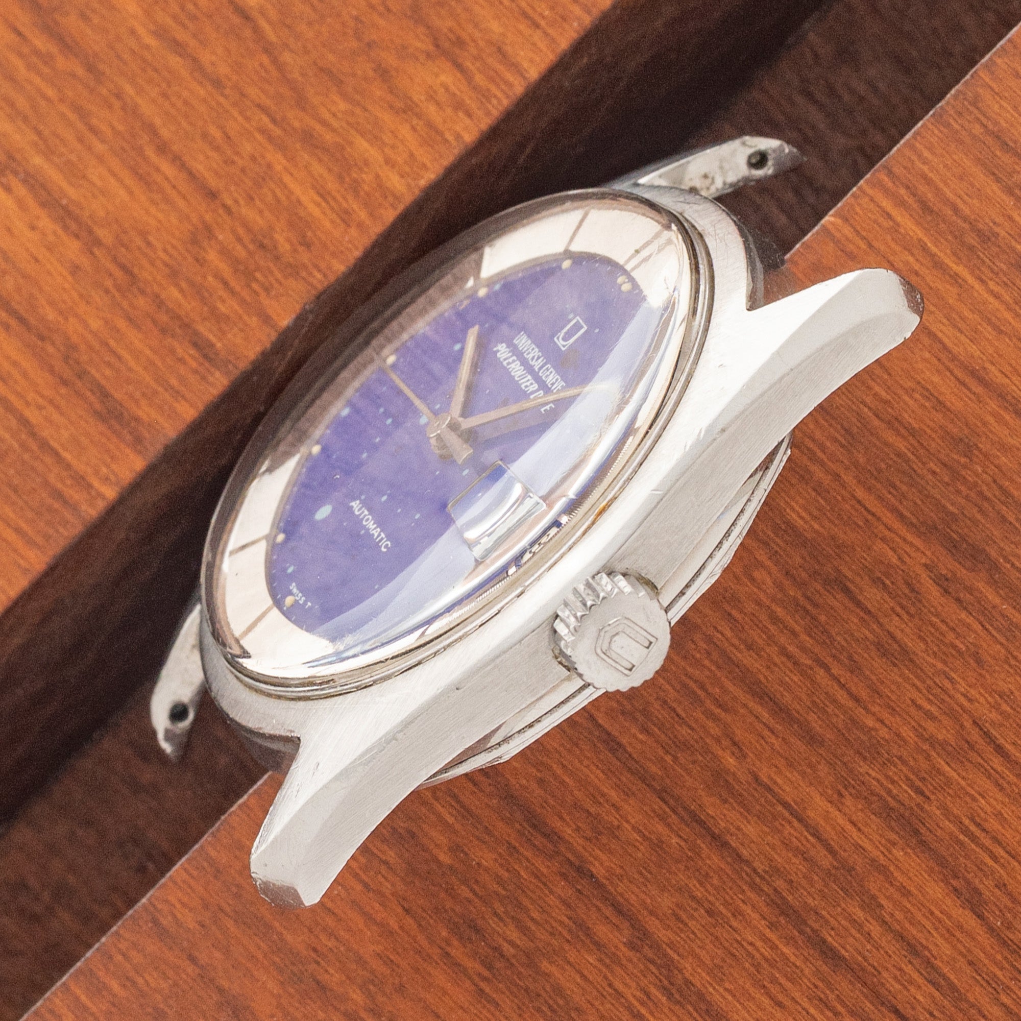 Universal Genève Polerouter Date "Starry Electric Blue Night" - Very Rare