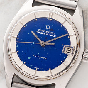Universal Genève Polerouter Date "Starry Electric Blue Night" - Very Rare