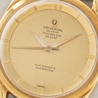Universal Genève Polerouter De Luxe Microtor 10357-1 - Yellow Gold
