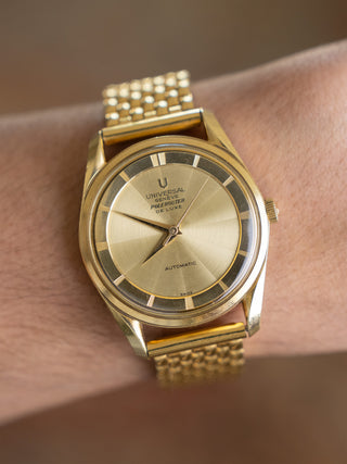 Universal Genève Polerouter De Luxe 10375-5 at Collectors Corner NY