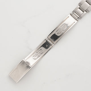Inside look at the authentic vintage Rolex folding clasp and brand hallmarks