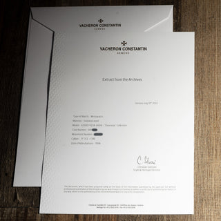 Vacheron Constantin Overseas 42040 First Series w/Archive Papers - *Unpolished* - 1998