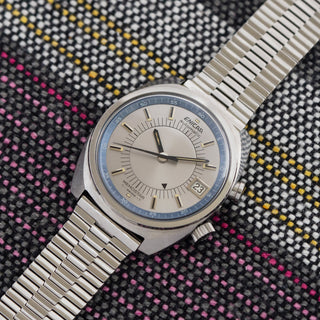 Enicar Memostar Alarm - Lemania Automatic Movement - 1970s