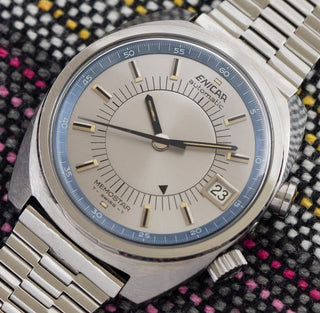 Enicar Memostar Alarm - Lemania Automatic Movement - 1970s