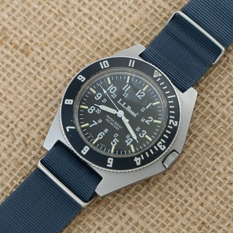 Gallet Military Diver/Navigator - L.L. Bean Signed - Very Rare - 1990s
