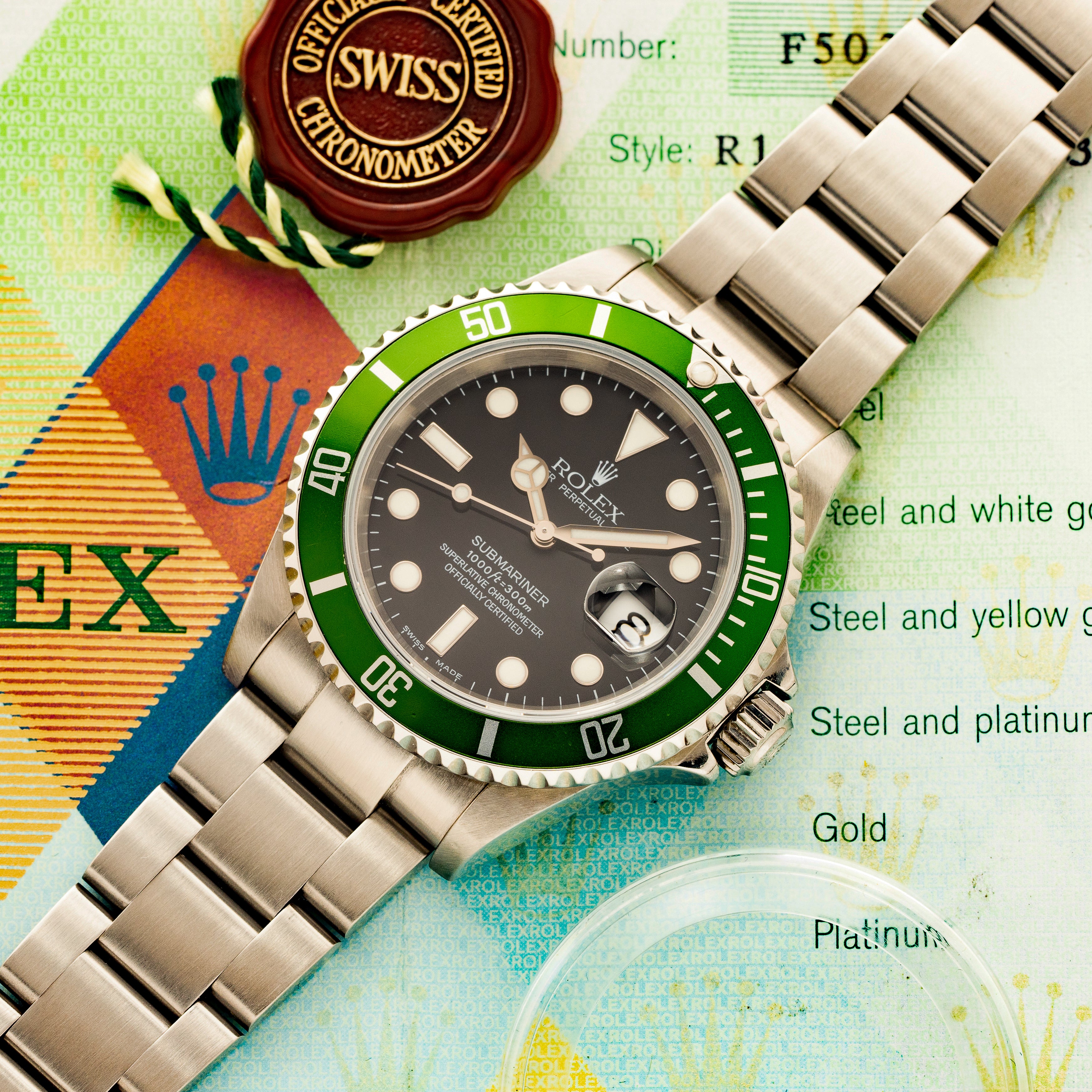 Rolex Anniversary Submariner 16610LV 