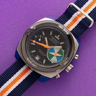 Tidemaster Yachting Chronograph w/Valjoux 7734 - Ultra Rare - 1970s