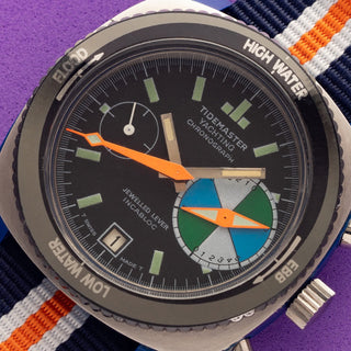 Tidemaster Yachting Chronograph w/Valjoux 7734 - Ultra Rare - 1970s
