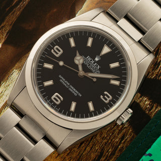 Rolex Explorer 1 - 14270 - Tritium & Holes Case w/Box & Booklets