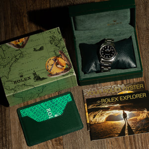 Rolex Explorer 1 - 14270 - Tritium & Holes Case w/Box & Booklets