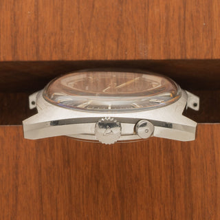 Vulcain Cricket "Waterprotected" Alarm w/Military Markings - *Unpolished* - 1960s
