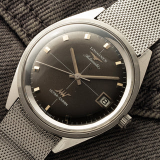 Longines Ultra-Chron - Rare Grey Crosshair Dial w/Bracelet - 1969