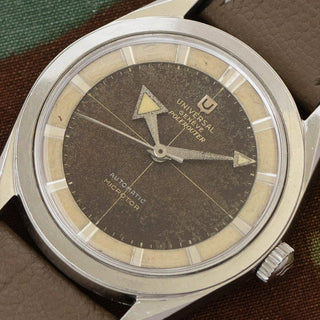 Universal Genève - Polerouter "Broad Arrow" - Tropical Dial - Unpolished - 1950s