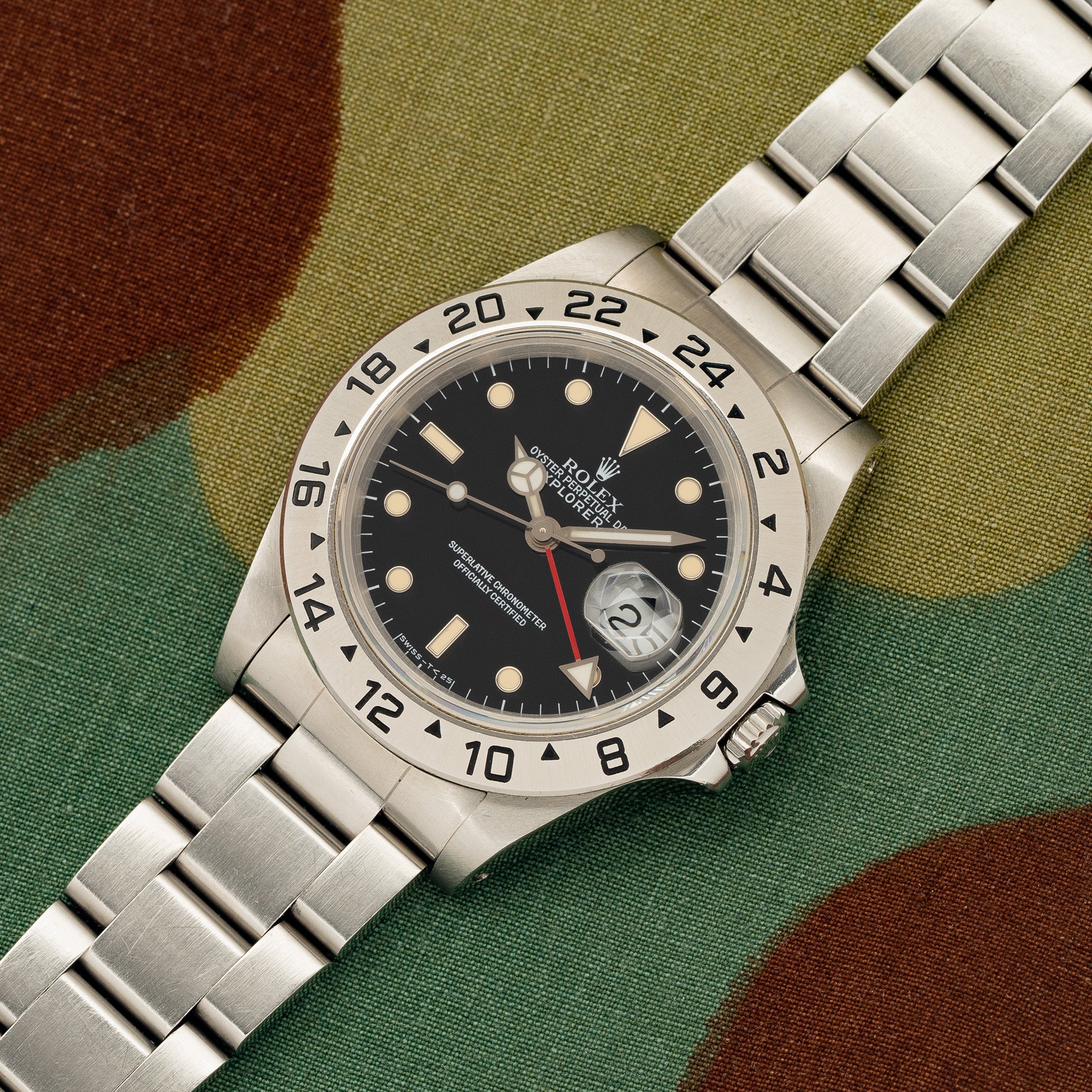 Rolex Explorer II 16570 w/Vivid Patina - *Unpolished*