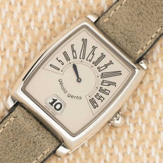 Gerald Genta Retro Solo "Jump Hour" - *Unpolished*