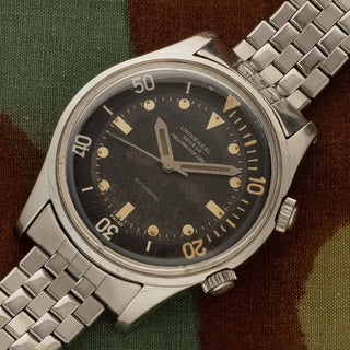Universal Genève Polerouter Sub Mk1 w/Stretch Bracelet - Very Rare - 1960s