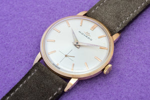 Movado Time-Only - 18k Rose Gold - 1950s