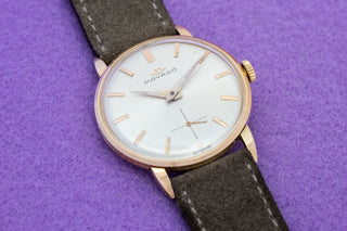 Movado Time-Only - 18k Rose Gold - 1950s