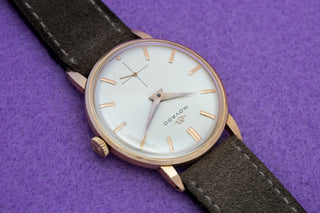 Movado Time-Only - 18k Rose Gold - 1950s