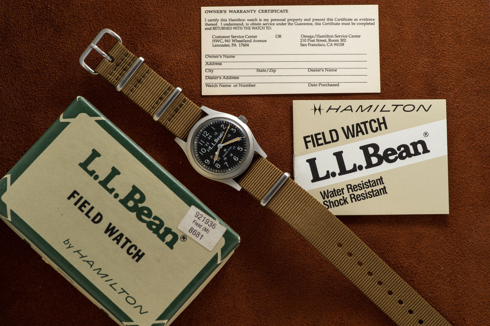 Hamilton Khaki - L.L. Bean w/Box/Papers - 1980s