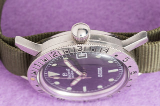 Dreffa 20 Atmos Skin Diver - GMT Bezel/"Big Crown" - 1960s
