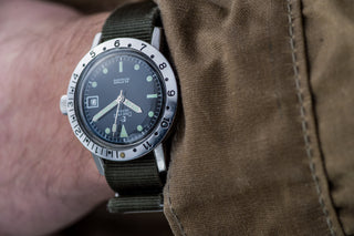 Dreffa 20 Atmos Skin Diver - GMT Bezel/"Big Crown" - 1960s