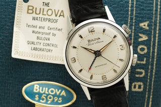 Bulova Wrist Alarm - w/Box/Tags - 1965