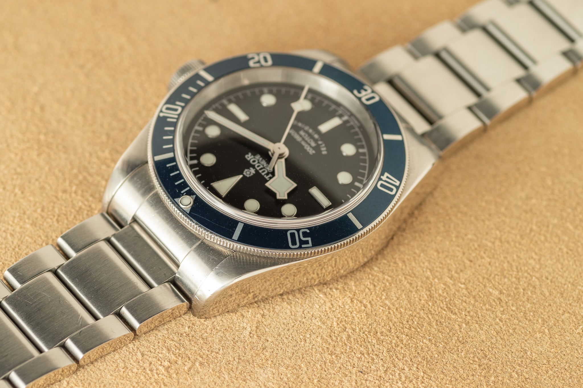 Tudor Heritage Black Bay - Blue Bezel - ETA/Rose Logo - w/Box/Papers