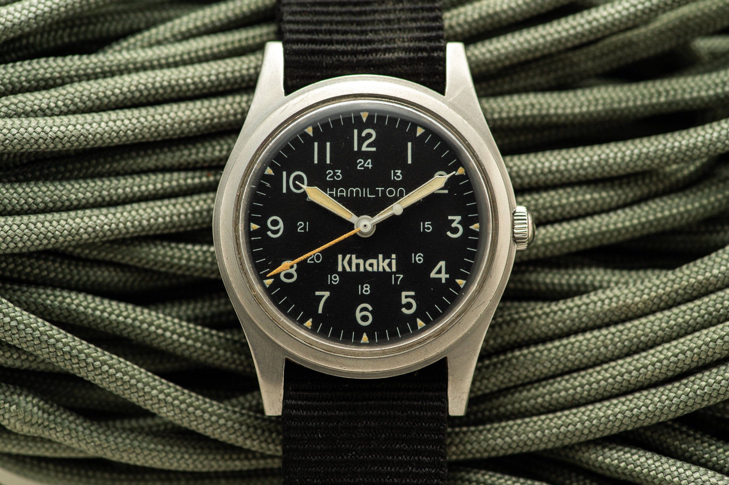 【売れ筋】 - Variant Japanese - Field Khaki Hamilton 1980s Collectors – 時計