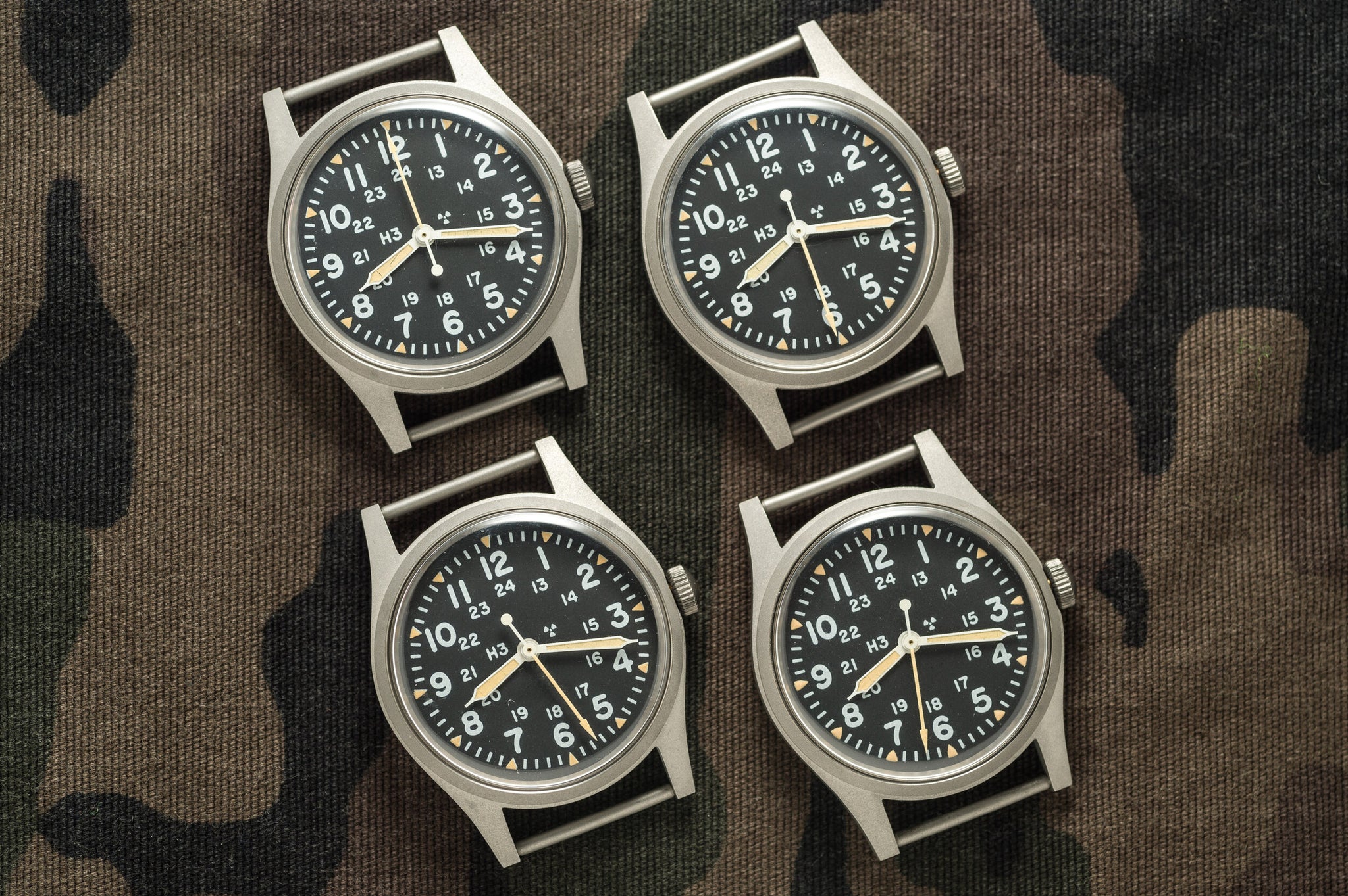Hamilton H3 Military - w/Matching Issue Dates - (4 Available) - 1982 ...